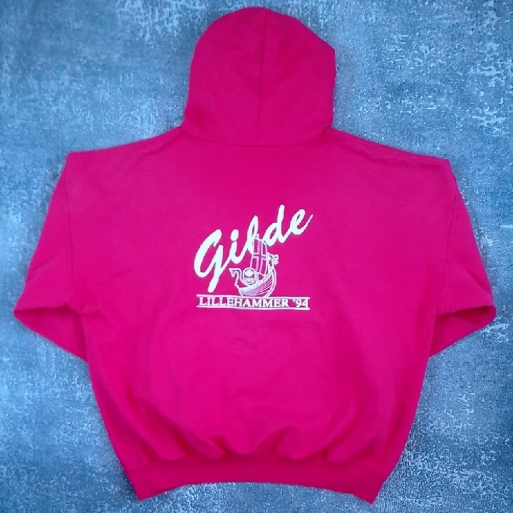 Men's Pink Hoodie Sweater